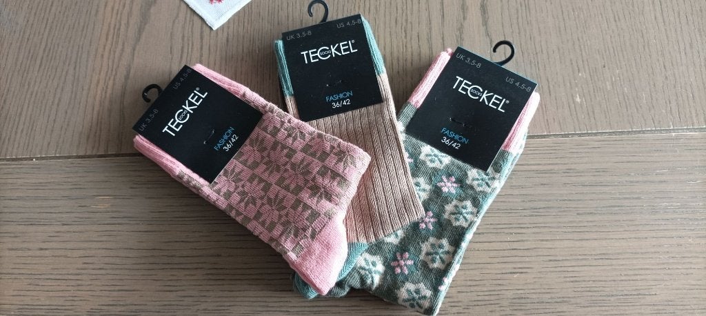 teckel dames sokken maat 36/42 bundel van 3 paar, Sokken en Kniesokken, Maat 35 t/m 38, Nieuw, Ophalen of Verzenden