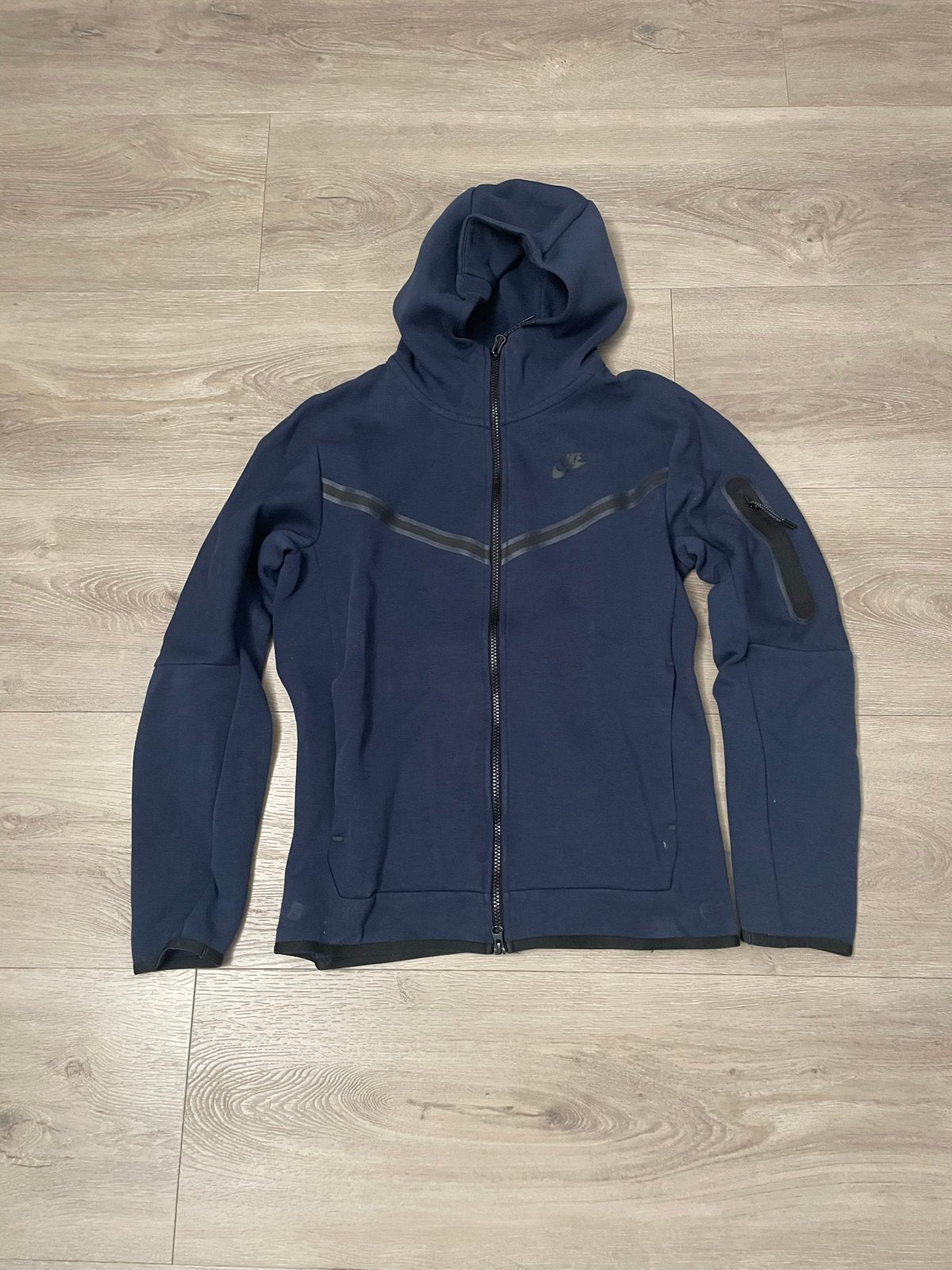 Nike Tech Fleece Vest Maat S Donkerblauw, Ophalen of Verzenden, Zo goed als nieuw