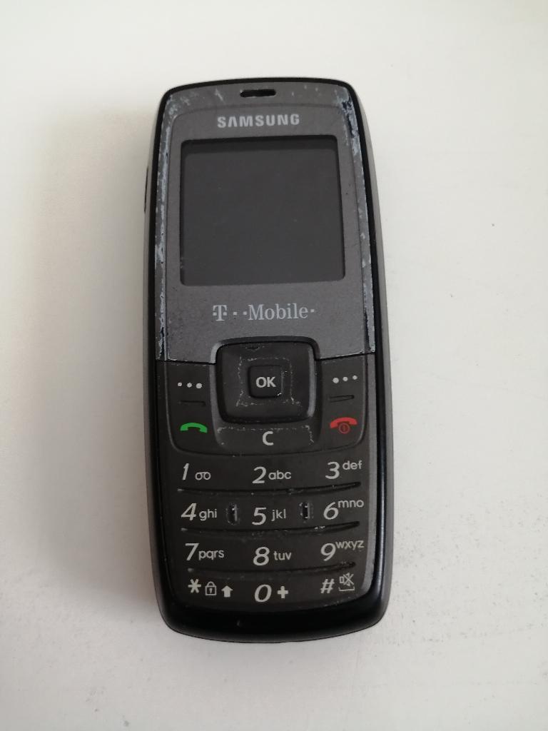 Vintage Zwart-Grijze Samsung SGH-C140 Mobiele Telefoon GSM, Ophalen of Verzenden, Gebruikt
