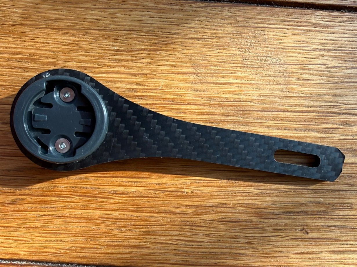 Carbon Fiets Computer Mount Garmin, Fietsen en Brommers, Fietsaccessoires | Fietscomputers, Ophalen of Verzenden, Zo goed als nieuw
