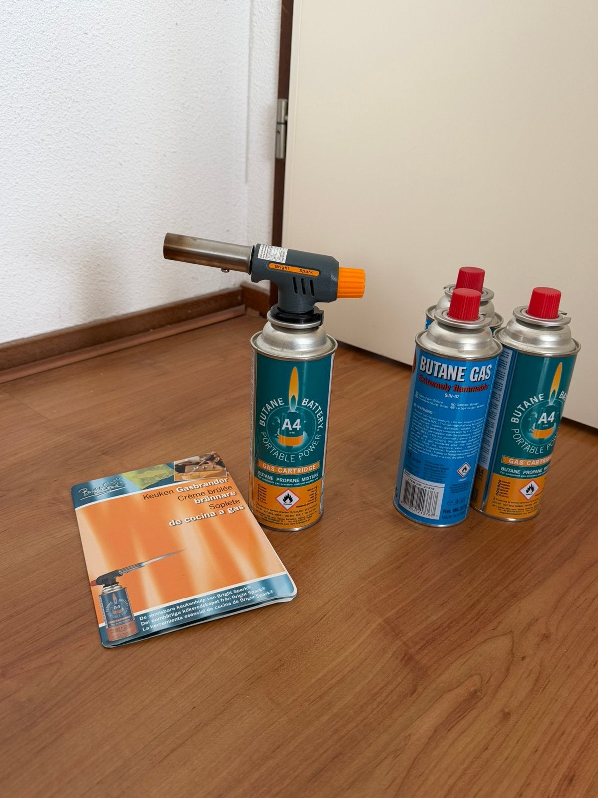 Gasbrander butaan, Ophalen, Zo goed als nieuw