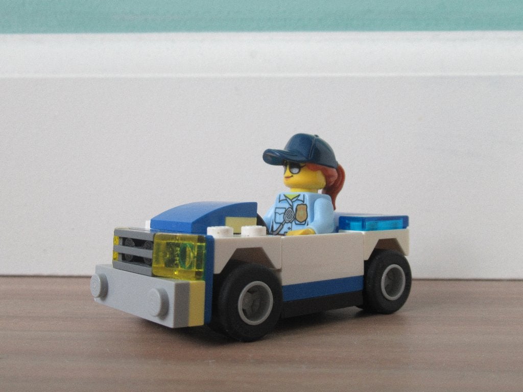 Lego city 30366 mini-politieauto met figuur, City, Lego, Ophalen of Verzenden, Zo goed als nieuw
