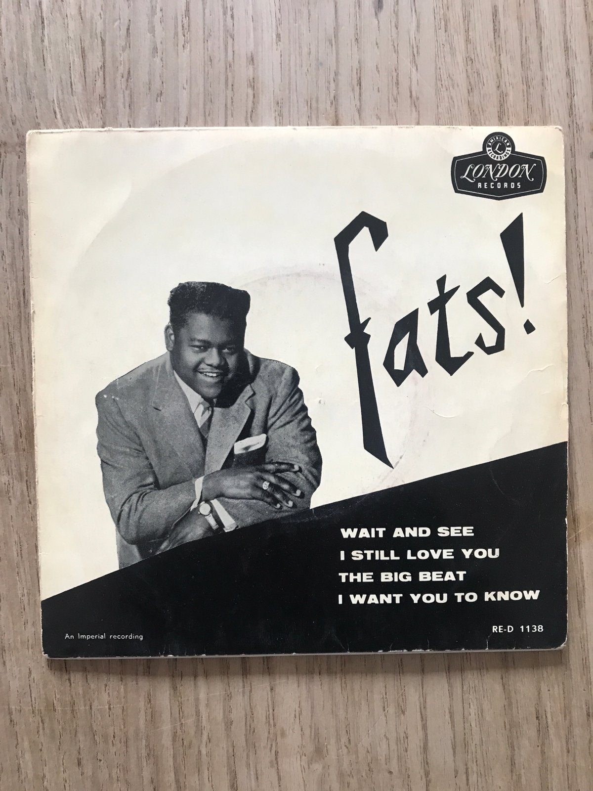 Fats domino / fats! / single ep, Cd's en Dvd's, Vinyl Singles, Ophalen of Verzenden, Zo goed als nieuw, Jazz en Blues, EP