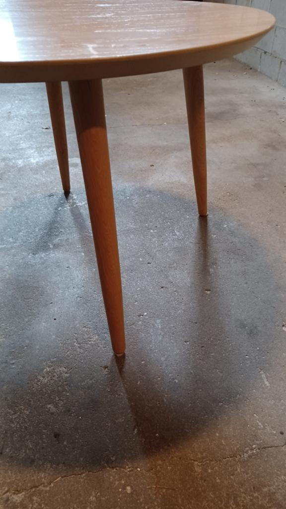 Ronde Bijzettafel 60d x 42h, Ophalen, 50 tot 100 cm, Rond, 50 tot 100 cm