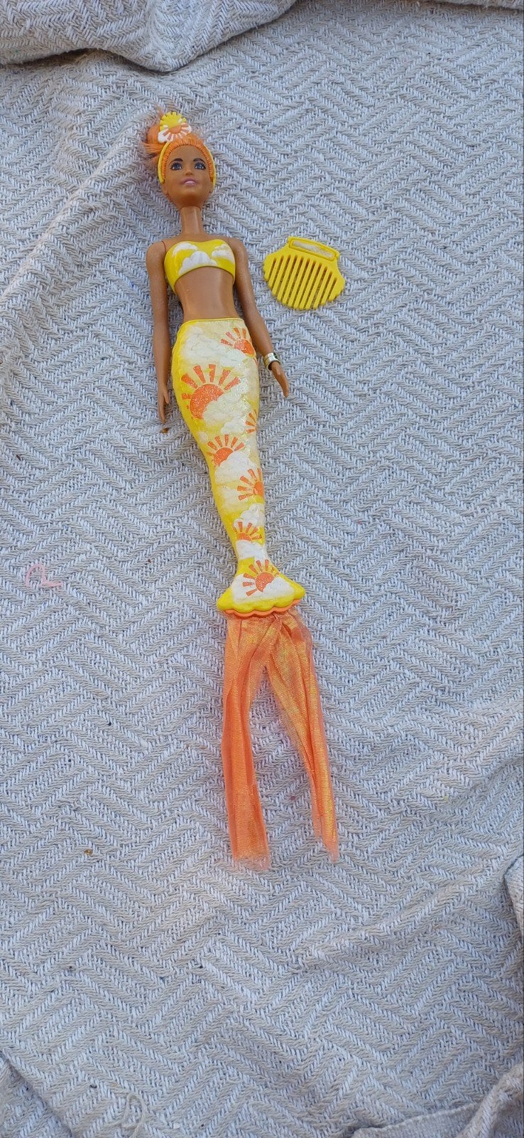 Barbie Zeemeermin met kleurverandering, Ophalen of Verzenden, Zo goed als nieuw, Barbie