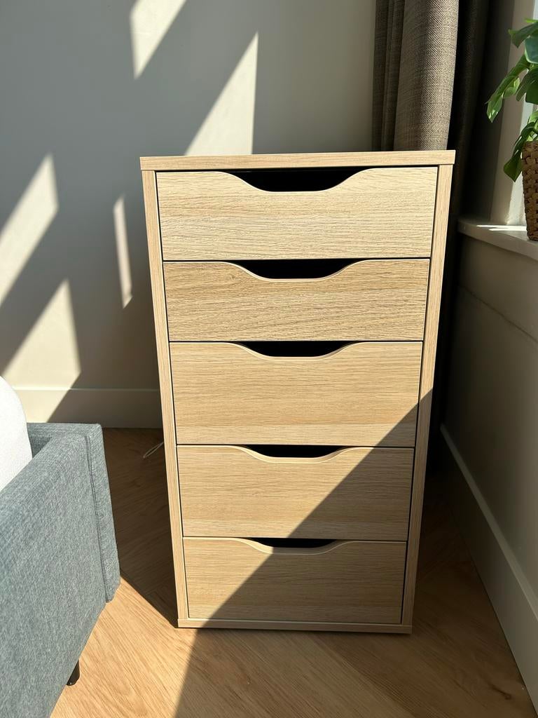 IKEA Alex ladeblok archiefkast 70x36 cm - Zo goed als nieuw, Ophalen, Minder dan 50 cm, 5 laden of meer, Nieuw
