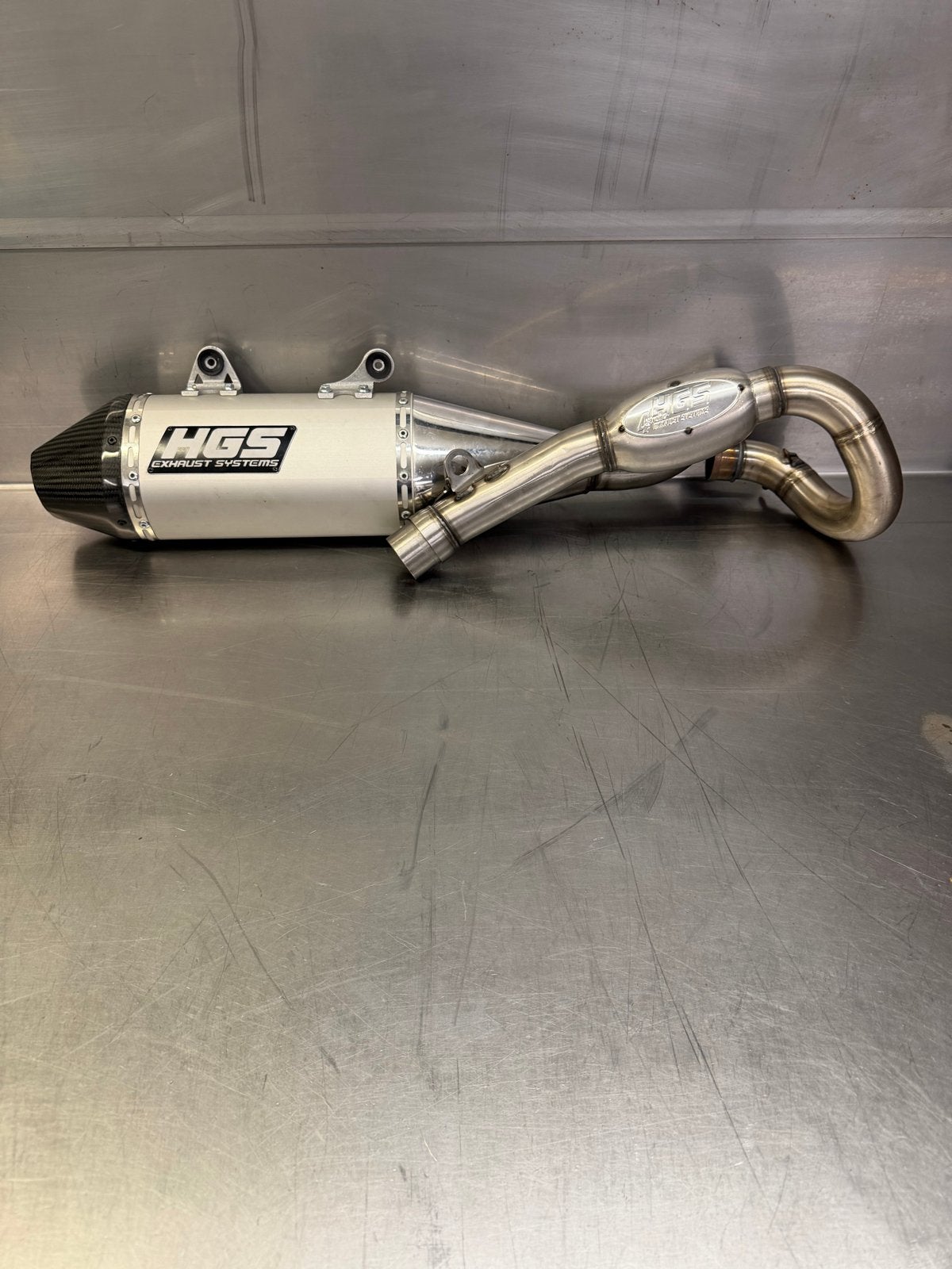 HGS uitlaat met Carbon voor KTM SXF 250 (2019-2022) - Nieuw, Ophalen of Verzenden, Nieuw
