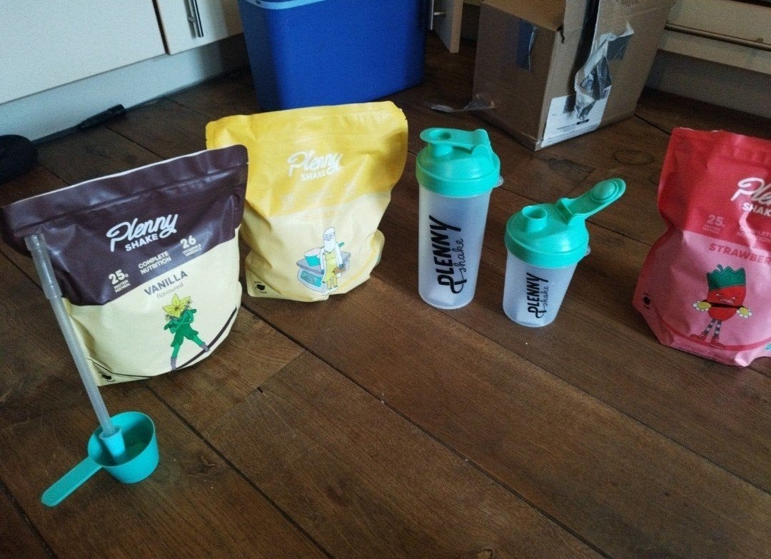 Plenny Shake pakket: 3 smaken + 2 shakers, Ophalen, Zo goed als nieuw, Poeder of Drank