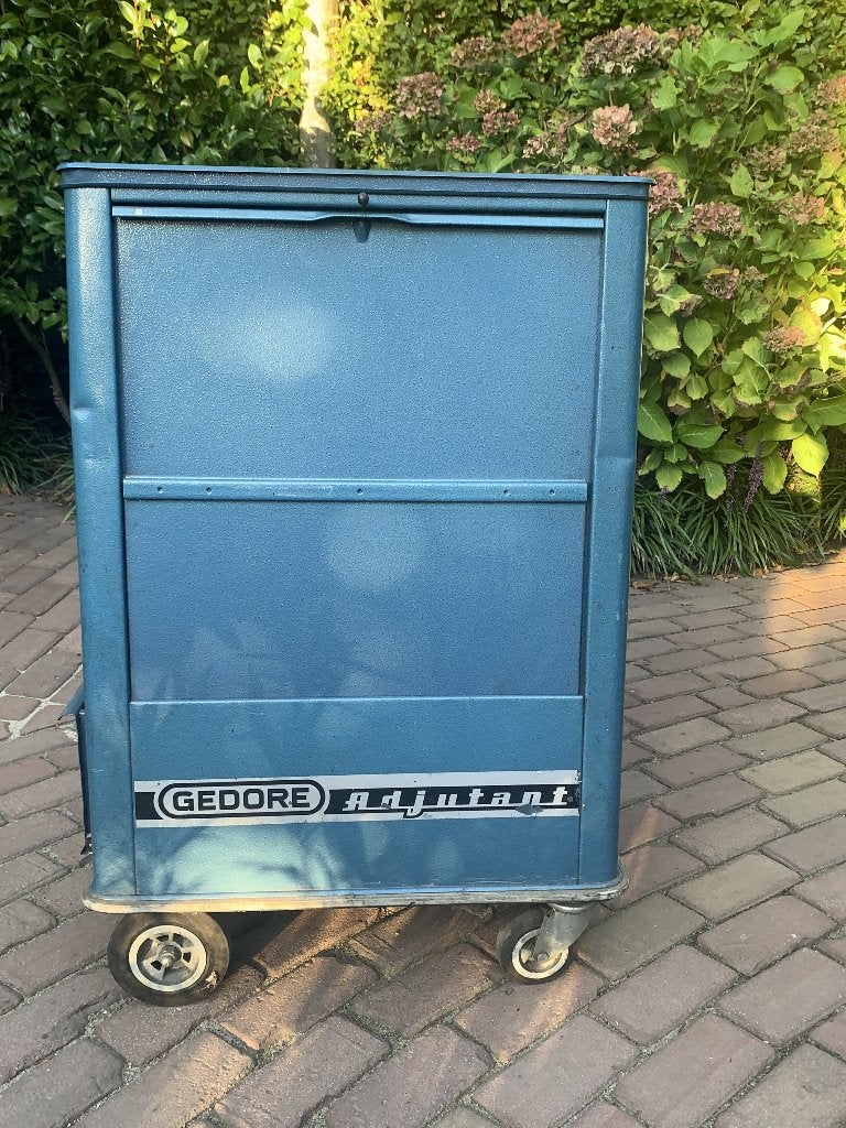 Gedore gereedschapswagen, gereedschapskar, Ophalen, Gebruikt