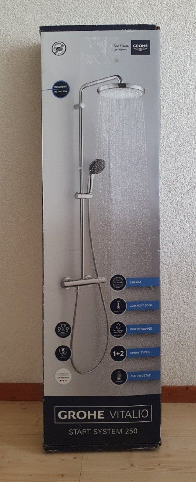 Grohe Vitalio Start System 250 NIEUW, Verzenden, Nieuw, Chroom, Douche