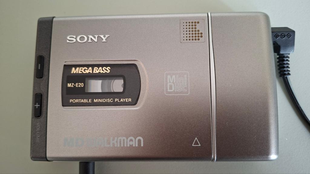 Sony MZ-E20 Portable MiniDisc Speler - Mega Bass, Ophalen