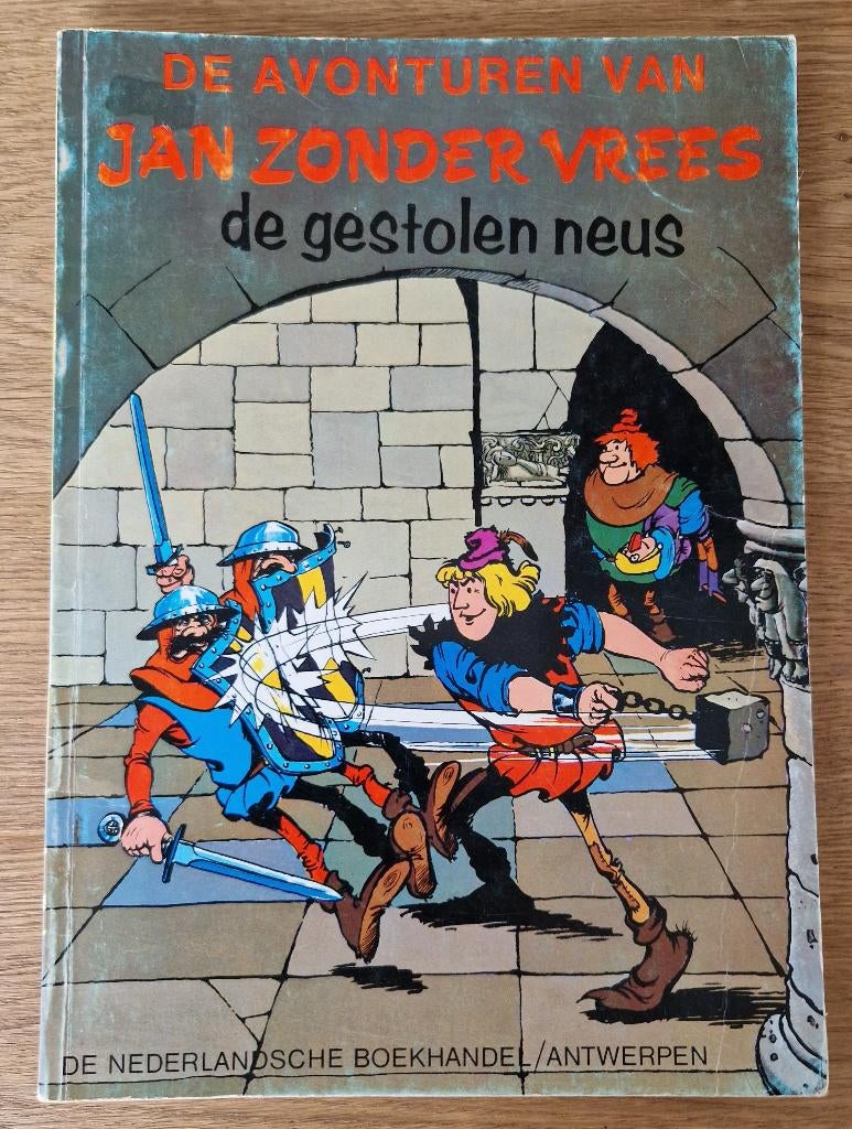 Jan zonder Vrees - De gestolen reus -1-1e dr(1970) Strip, Eén stripboek, Gelezen