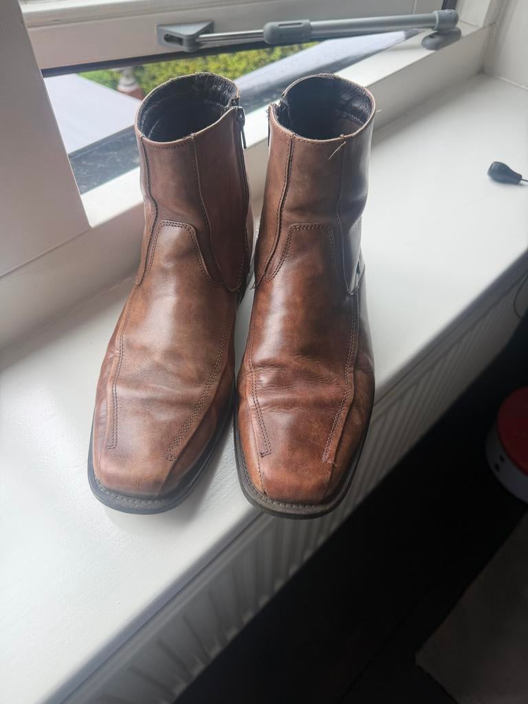 Gallus bruine leren boots maat 42, Kleding | Heren, Schoenen, Ophalen of Verzenden, Gedragen, Bruin, Boots