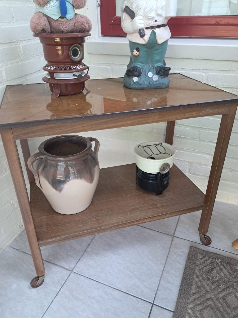 vintage serveerwagen, Ophalen