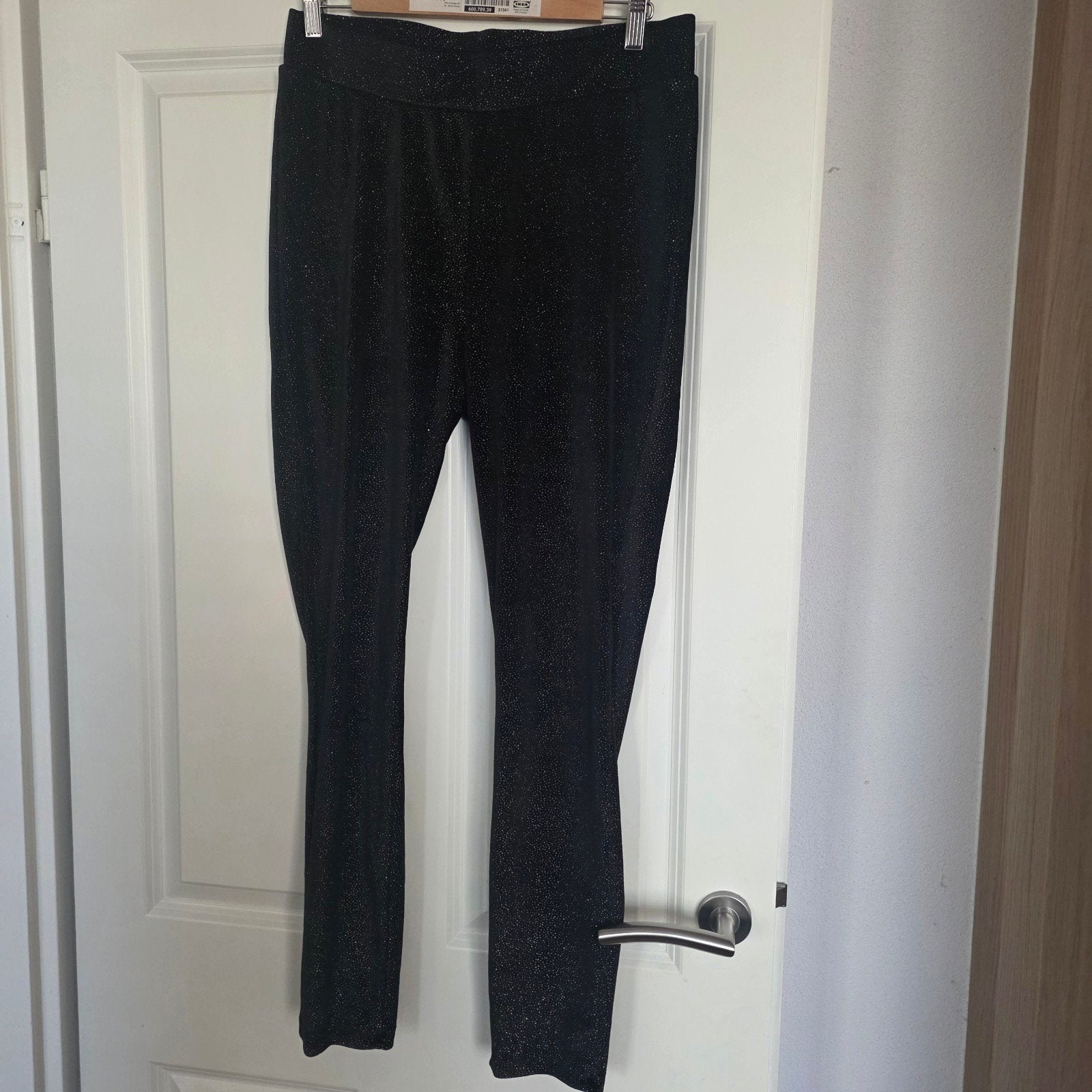 Zwarte legging met glitters - Eksept - Maat XL, Zwart, Maat 46/48 (XL) of groter, Ophalen of Verzenden, Zo goed als nieuw