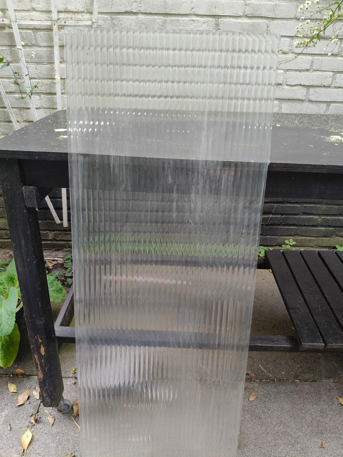 Glasplaat 109x40,5cm, Ophalen, Minder dan 80 cm, Glasplaat
