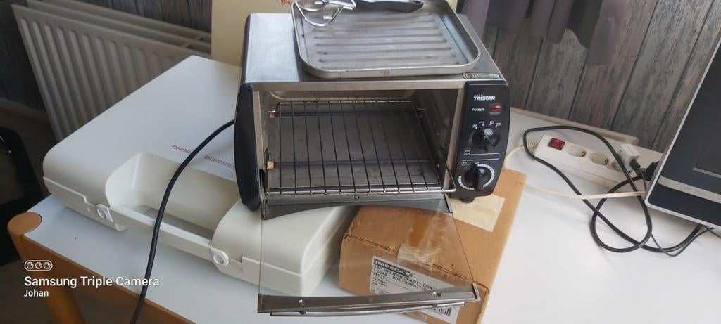 Tristar Mini Oven met Grillfunctie, Witgoed en Apparatuur, Ovens, Gebruikt, Vrijstaand, Oven met grill, Minder dan 45 cm, Minder dan 45 cm