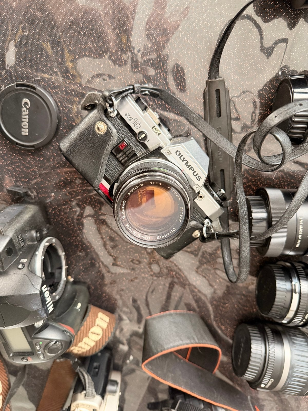 Diverse camera's en lenzen: Canon, Nikon, Olympus, Sony, Ophalen of Verzenden, Gebruikt, Spiegelreflex, Overige Merken