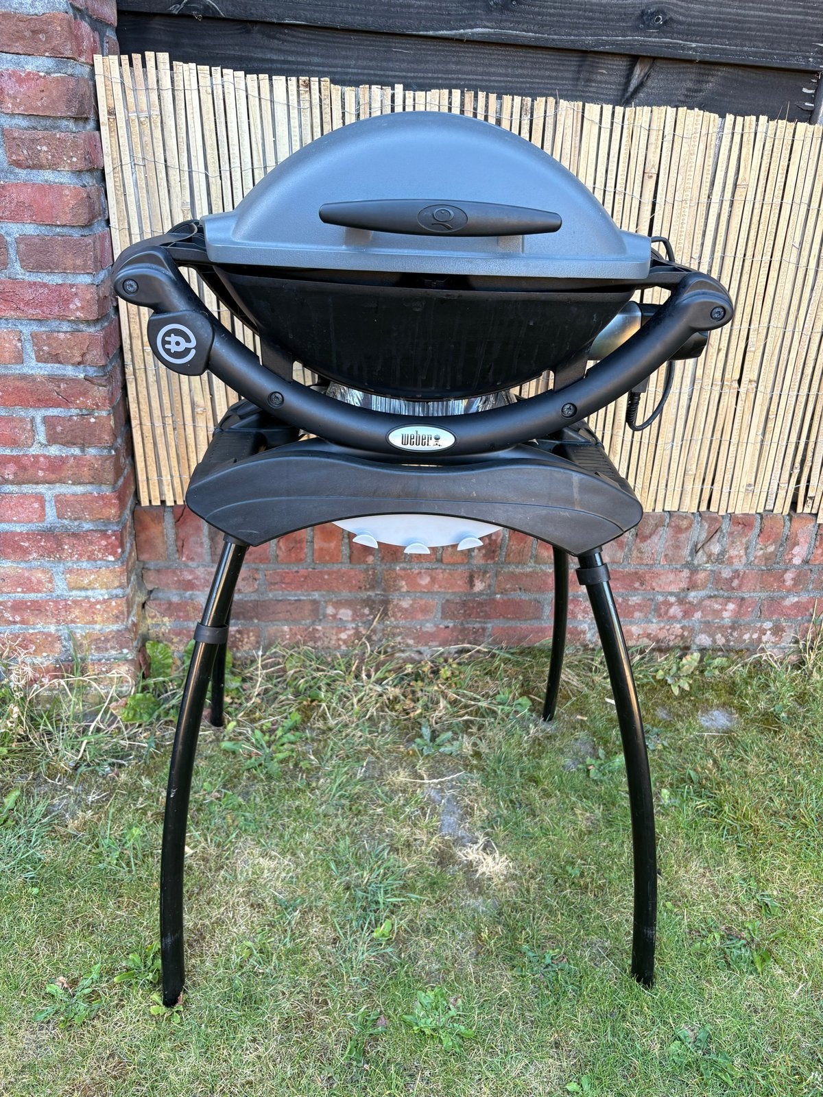 Weber Q1400 elektrische barbecue met onderstel, Ophalen, Gebruikt