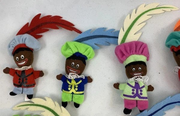 Sinterklaas Zwarte Piet stoffen poppen Holland figuren deco, Diversen, Sinterklaas, Coolsingel 104, 3011 AG Rotterdam, Netherlands