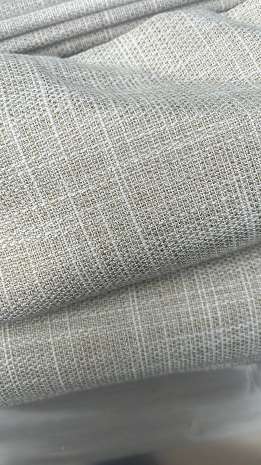 Overgordijn wave japandi 260 hoog 325 breed incl wave, Huis en Inrichting, Bruynzeel, Overige materialen, Overgordijn, Beige