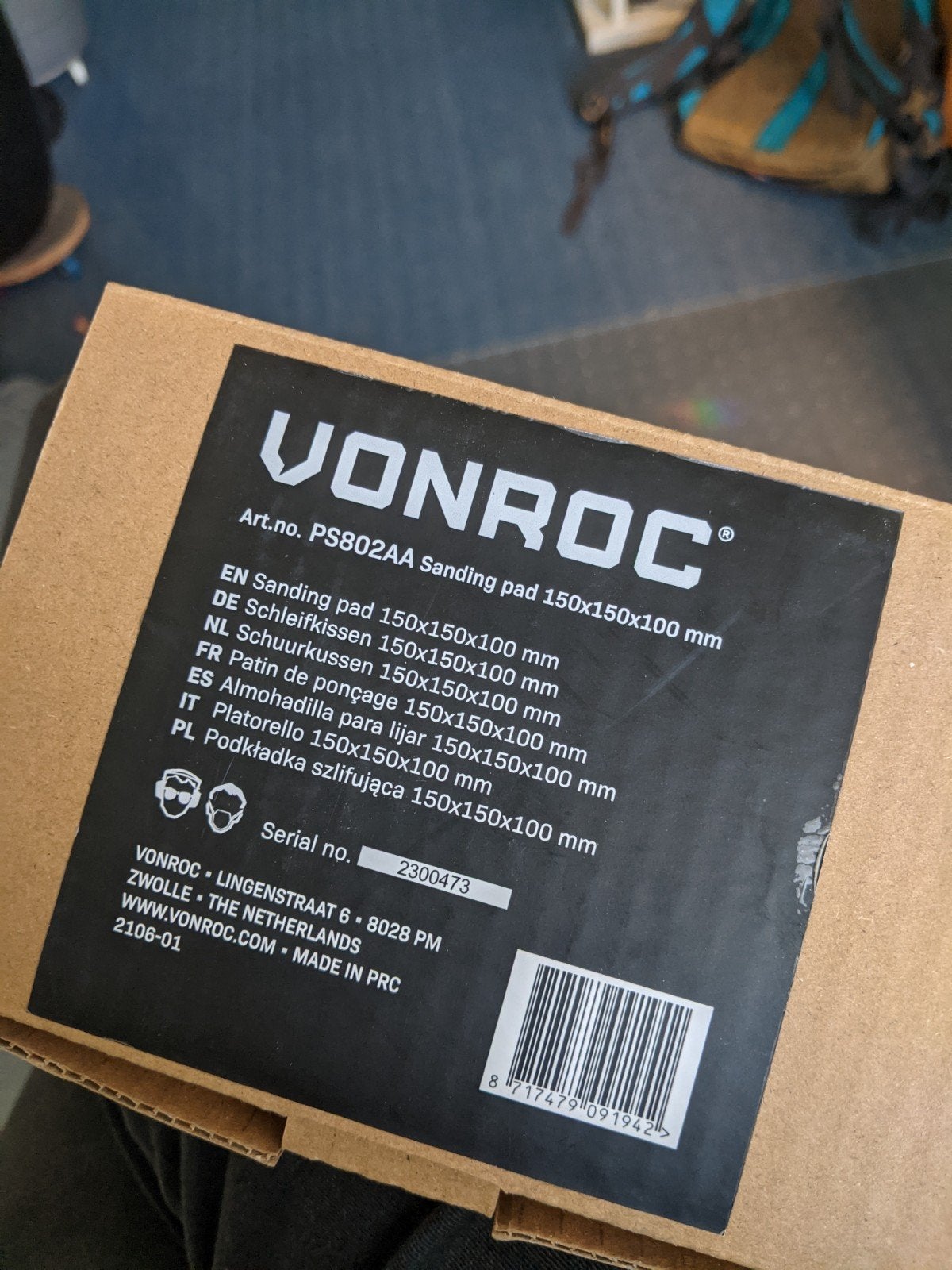 vonroc schuurkussen, Doe-het-zelf en Verbouw, Ophalen of Verzenden, 1200 watt of meer