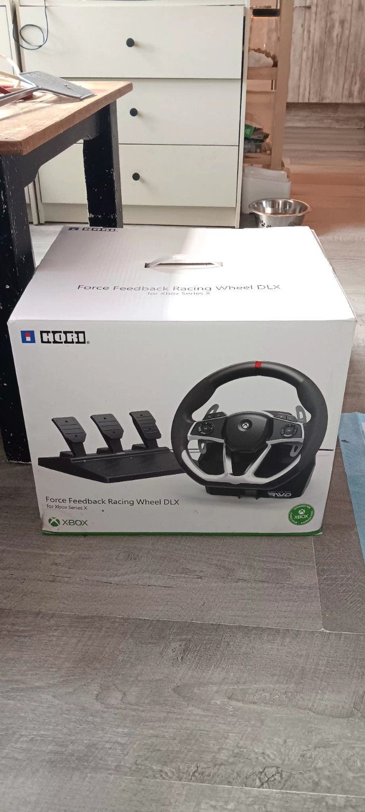 Hori Force Feedback Racing Wheel DLX voor Xbox Series X, Spelcomputers en Games, Spelcomputers | Xbox | Accessoires, Ophalen of Verzenden