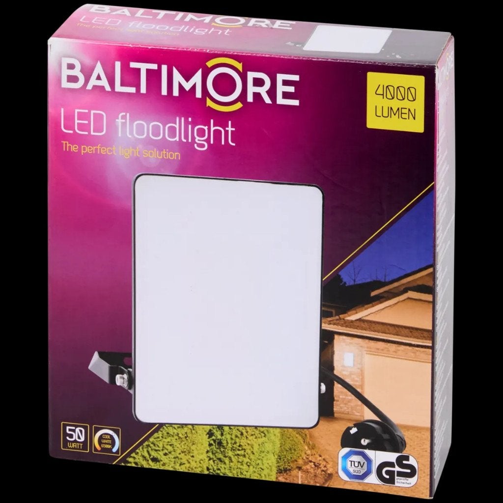 Baltimore schijnwerper 50 watt | 4000 lumen, Ophalen, Nieuw, Netvoeding, Minder dan 50 watt