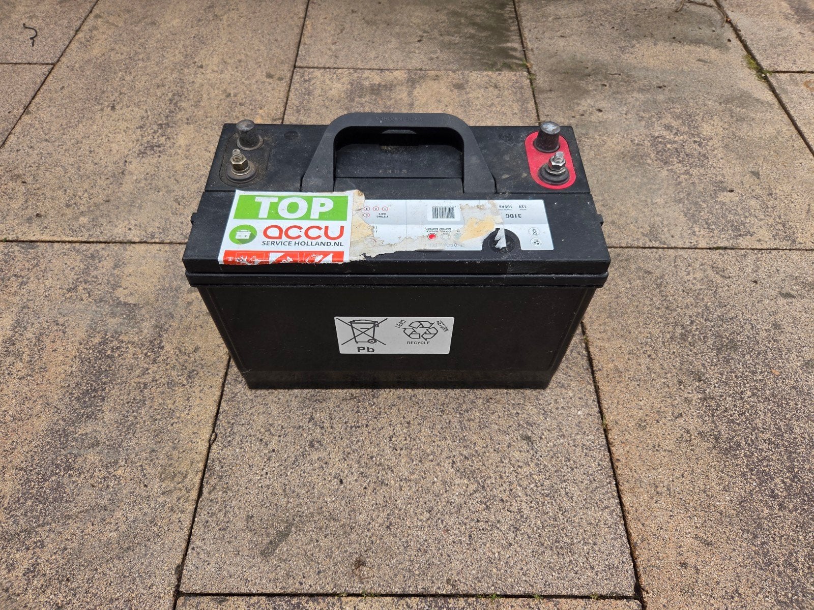DYNA C Semi-Traction Accu 12V 105Ah - Gebruikt, Ophalen of Verzenden