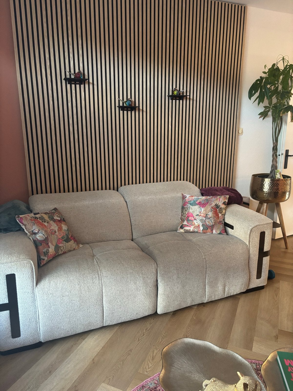 Comfortabele  3-zitsbank met relaxfunctie zgan, Tweepersoons, 75 tot 100 cm, Ophalen of Verzenden, Zo goed als nieuw