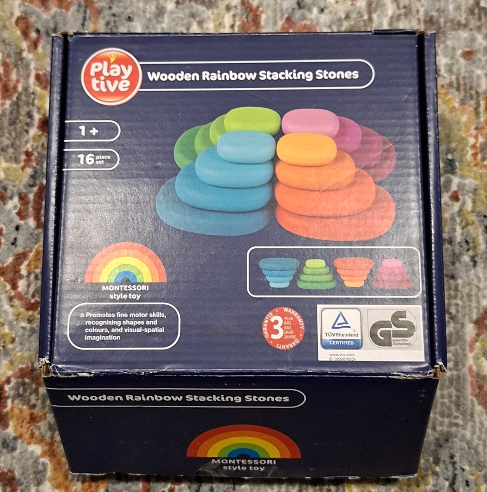 Stapelstenen Montessori stijl, zo goed als nieuw, Kinderen en Baby's, Ophalen, Zo goed als nieuw, Overige typen