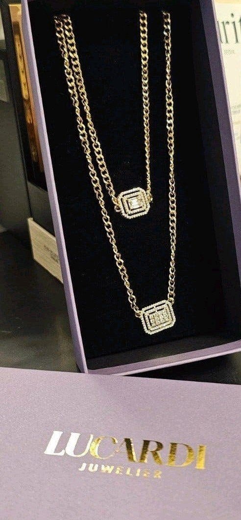 kettingen met hangers en strass, Sieraden, Tassen en Uiterlijk, Kettingen, Ophalen, Overige materialen, Met strass, Nieuw