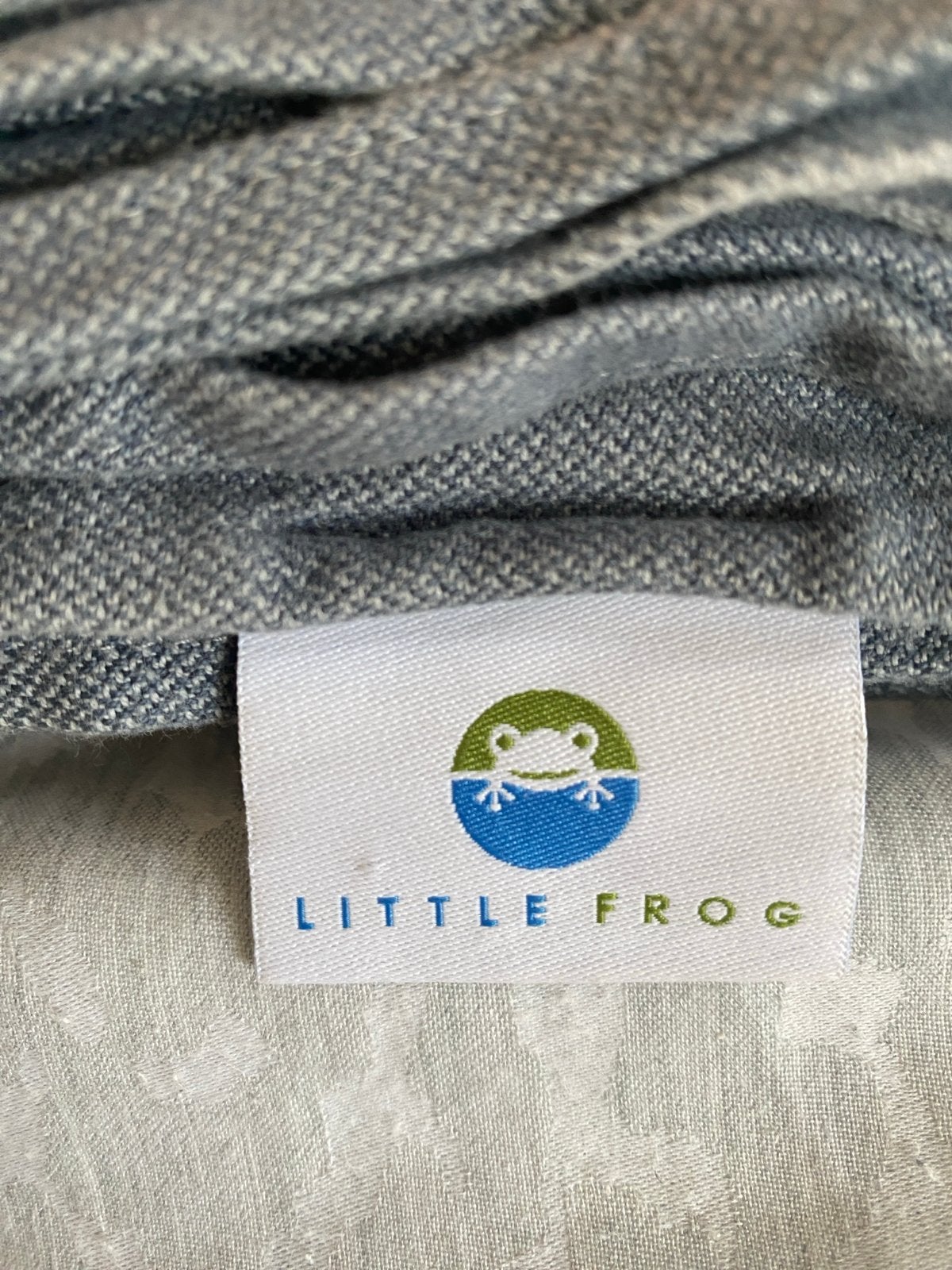 Little Frog Draagdoek - Grijs gestreept, Overige merken, Draagdoek, Ophalen of Verzenden, Zo goed als nieuw