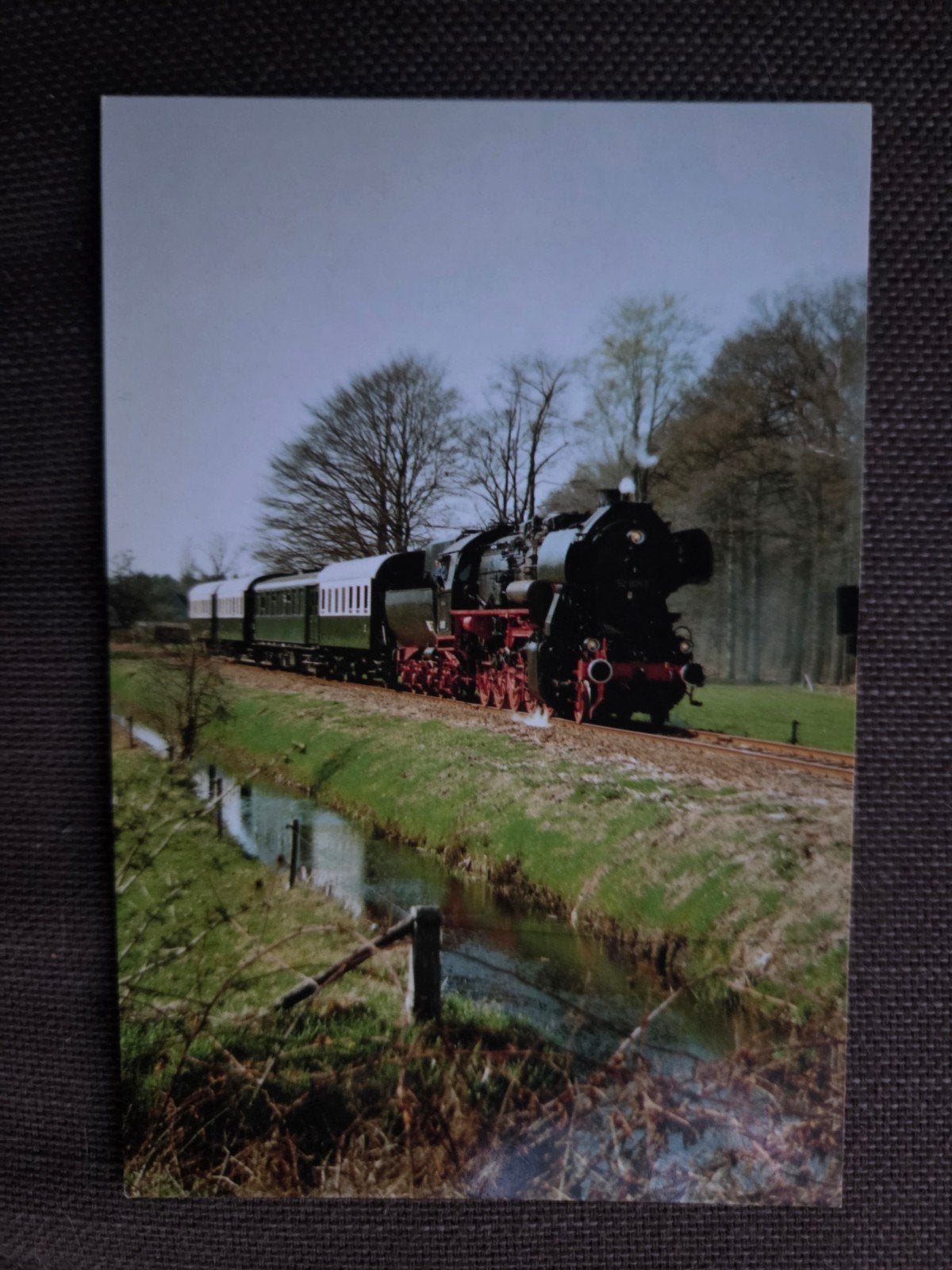 Ansichtkaart Veluwsche Stoomtrein Mij. Henschel 1943, Verzamelen, Ophalen of Verzenden