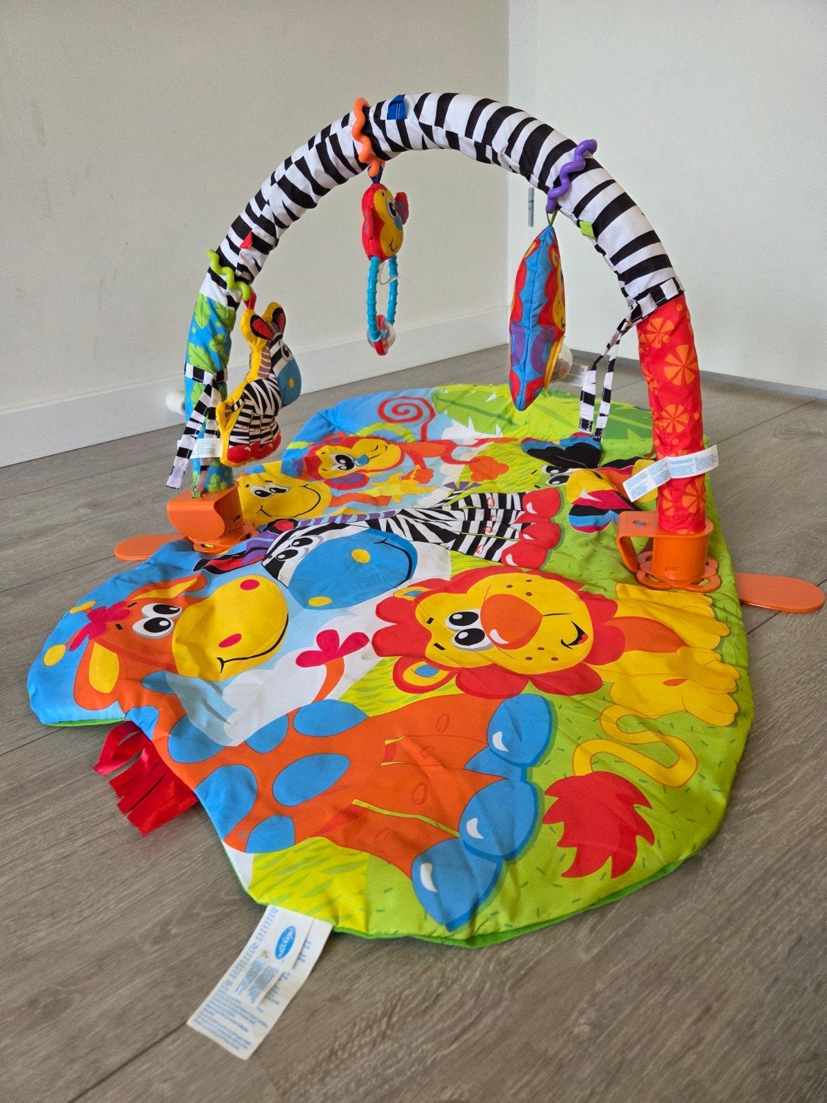 Vrolijk Speelkleed met Babygym - Safari Thema, Ophalen of Verzenden, Zo goed als nieuw, Speelkleed