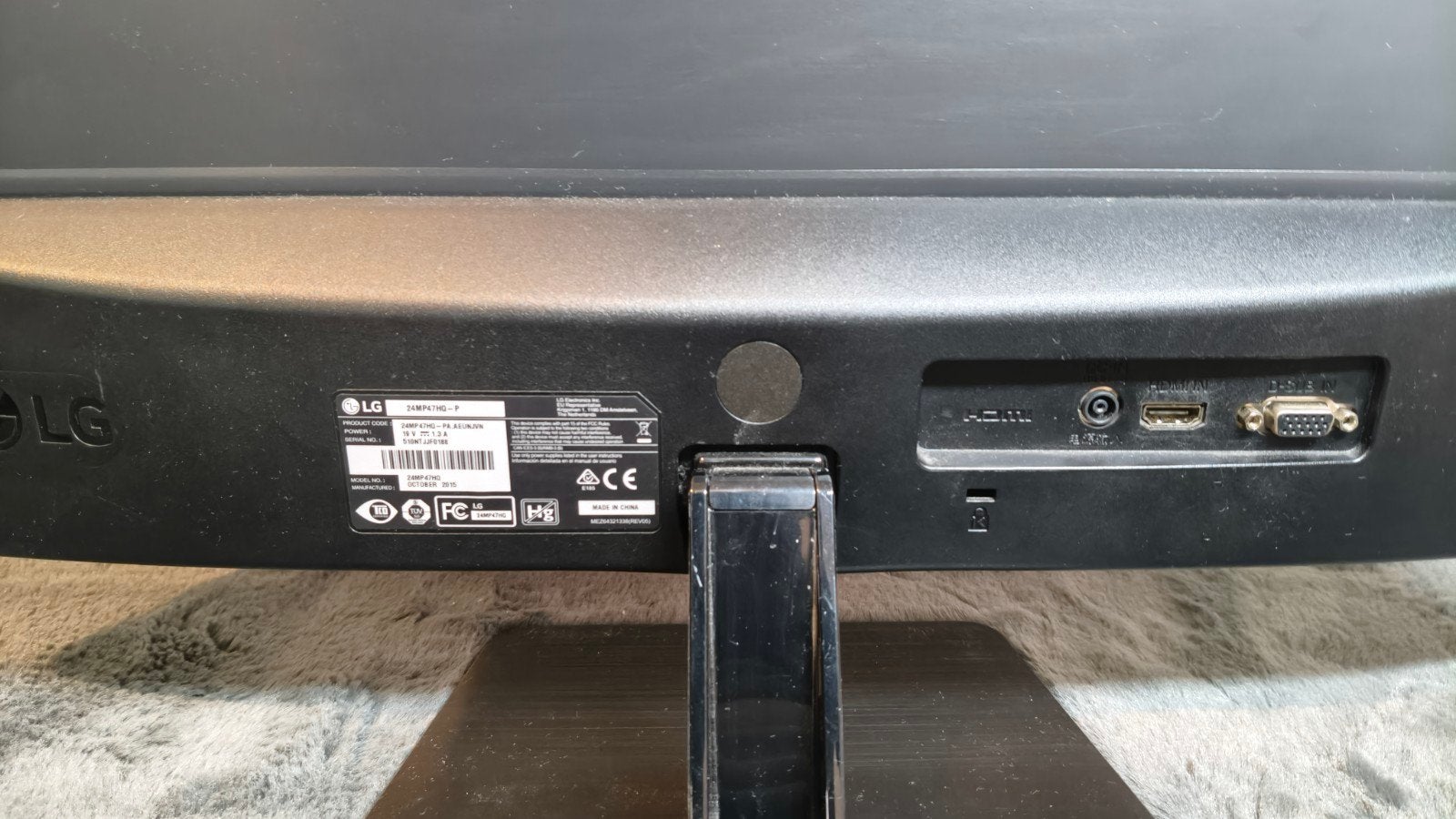 LG 24EA53 IPS LED Monitor - Full HD, Computers en Software, Ophalen, Gebruikt, IPS, Kantelbaar