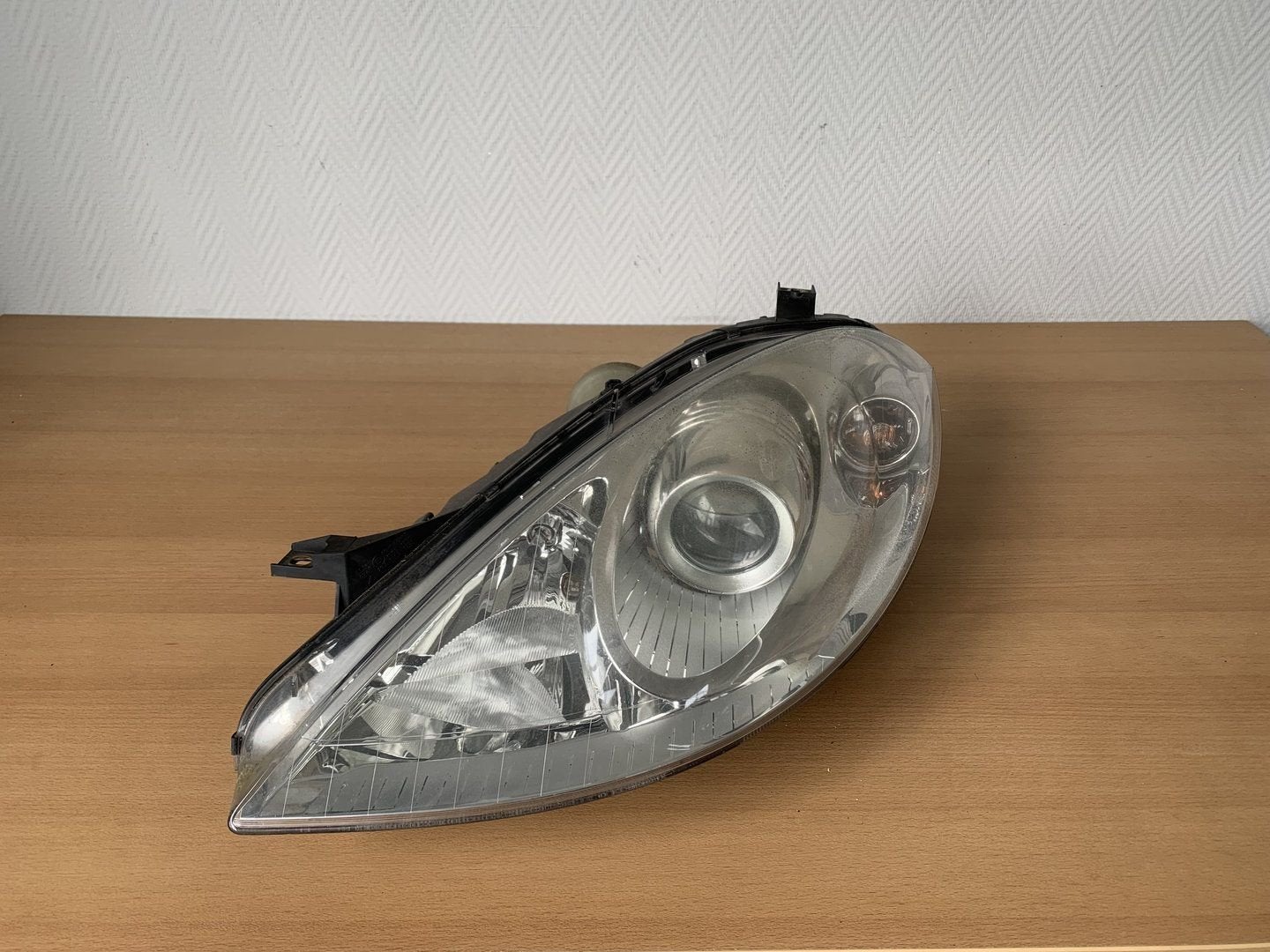 koplamp Links mercedes A klasse W169 2004 tot 2009 met lens, Gebruikt, -, Ophalen of Verzenden, -