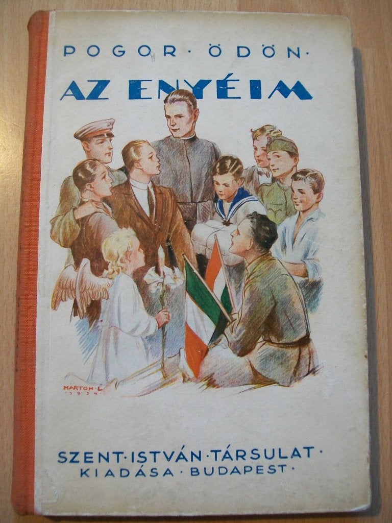 Hongaars boek - Pogor Ödön - Az enyéim - uit 1934 - magyar, Gelezen, Pogor Ödön, Hongaars, Ophalen of Verzenden