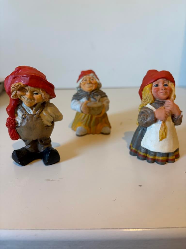 3 Noorse Candy Design beeldjes - Trollen/Kabouters, Ophalen of Verzenden, Gebruikt, Fantasy