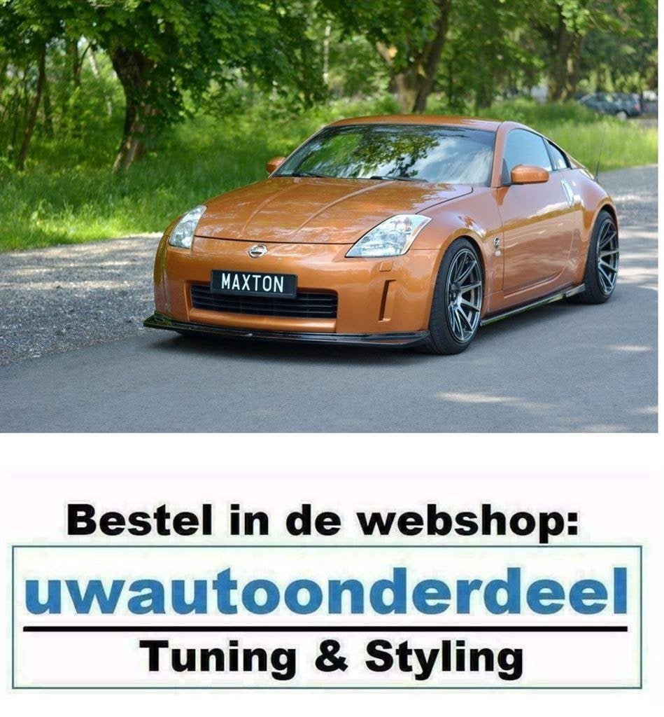 Maxton Design Spoiler Lip Splitter Voor Nissan 350Z, Verzenden, Automotive Parts, A.parts@hotmail.nl, Trasmolenlaan 12 3447 GZ Woerden
