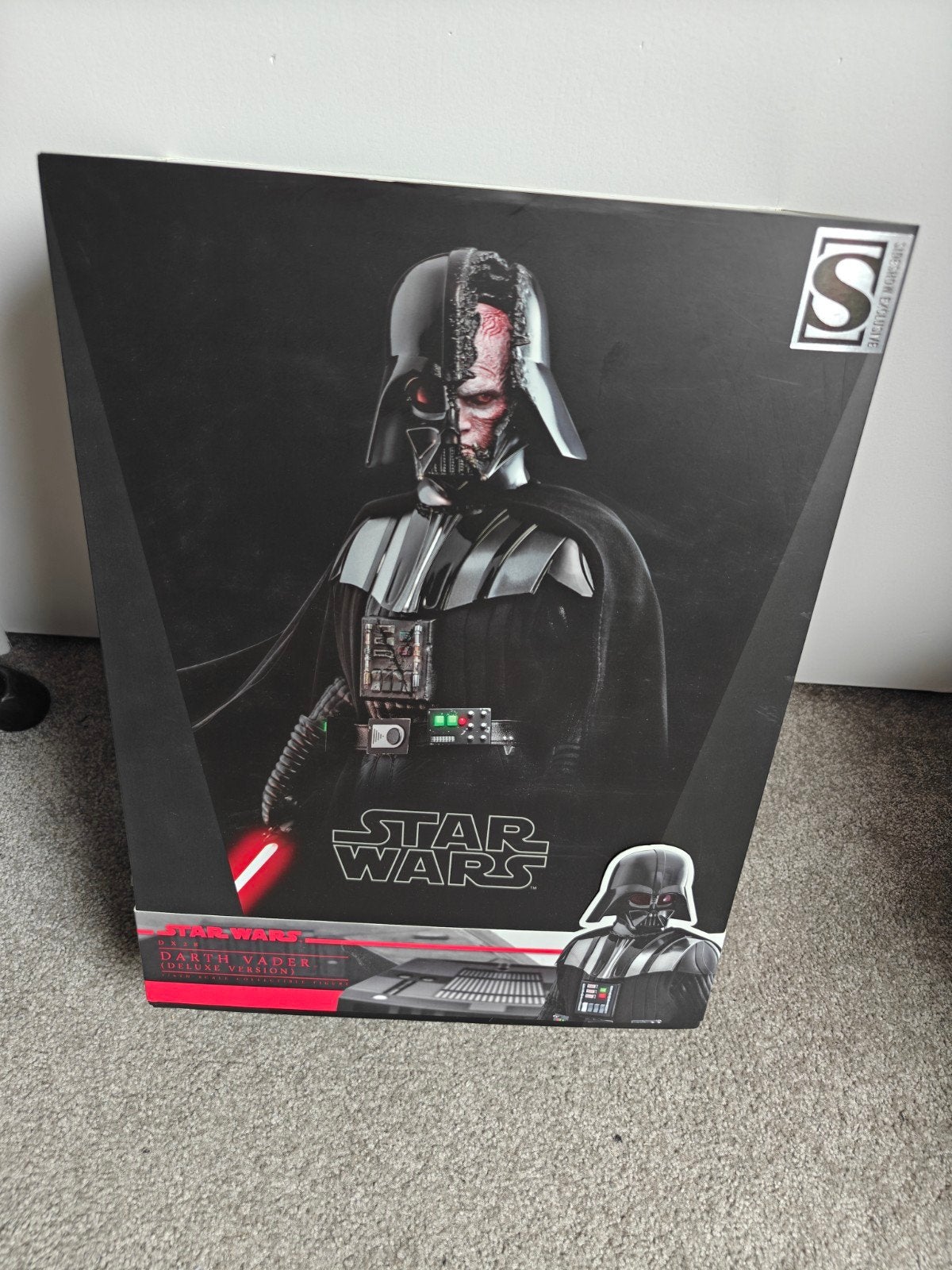 Star Wars Hot Toys Deluxe Kenobi  Darth Vader, Ophalen of Verzenden, Zo goed als nieuw, Actiefiguurtje