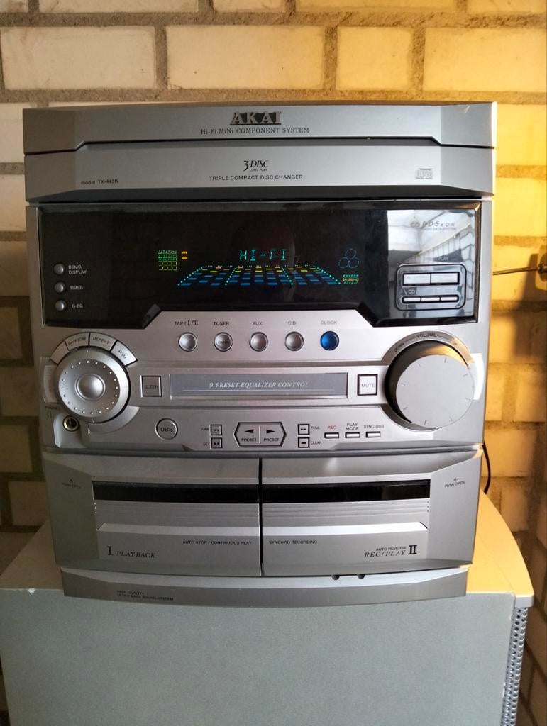 Leuke  stereotoren 100%  in orde ook de tapedeck, Audio, Tv en Foto, Stereo-sets, Ophalen of Verzenden, Philips