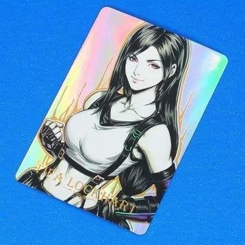 Final Fantasy VII Remake Tifa Rainbow Rainbow Foil holo Card, Verzamelen, Verzenden, Kuifje, Nieuw, Beeldje of Figuurtje