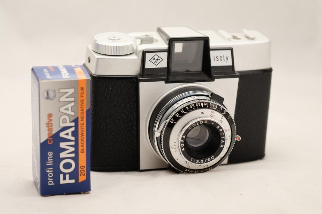 Agfa Isoly  middenformaat, compact, Ophalen of Verzenden, Gebruikt, Compact, Overige Merken