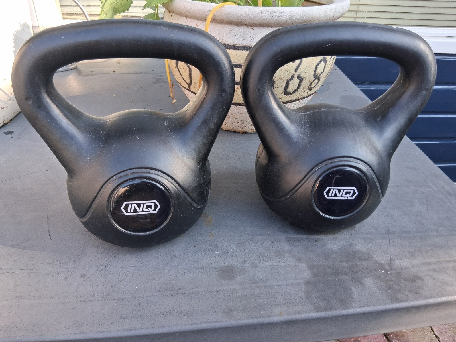 INQ Kettlebells 6 KG - Set van 2, Ophalen of Verzenden, Gebruikt, Benen, Kettlebell