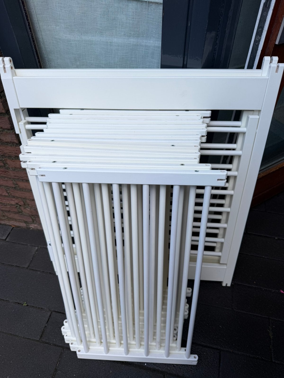 Puppyren hondenren met 2 deuren afrendelhek, Ophalen, Zo goed als nieuw, Radiator, 30 tot 80 cm