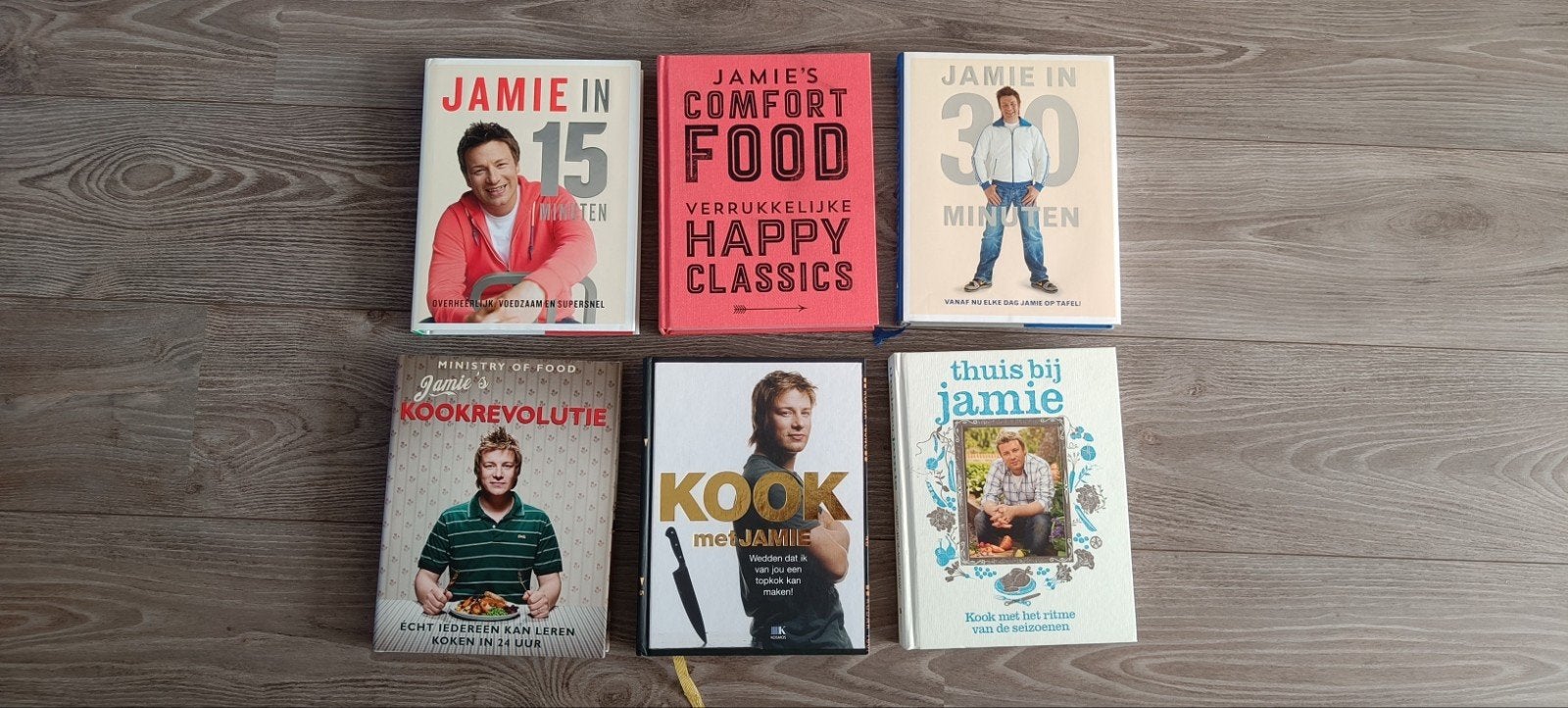 Jamie Oliver kookboeken, Ophalen