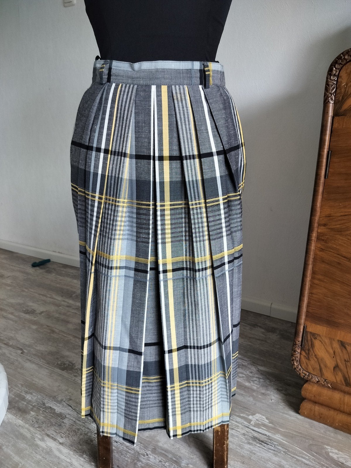 Vintage rok. Wol mix, Ophalen of Verzenden, Zo goed als nieuw, Maat 38/40 (M)