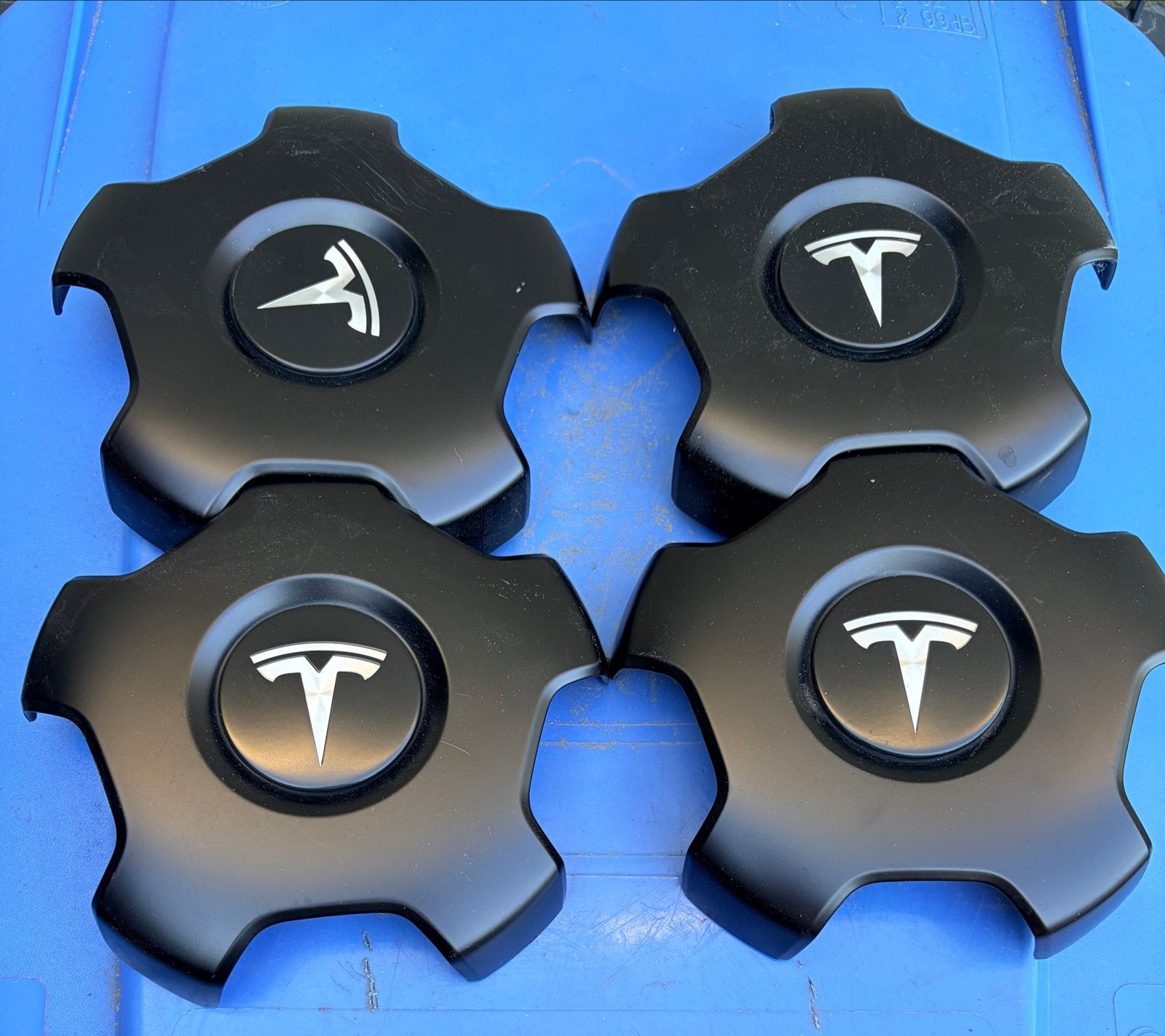 Tesla Model 3 2020 Naafdoppen Set (4 stuks), Auto diversen, Auto-accessoires, Zo goed als nieuw, Ophalen of Verzenden