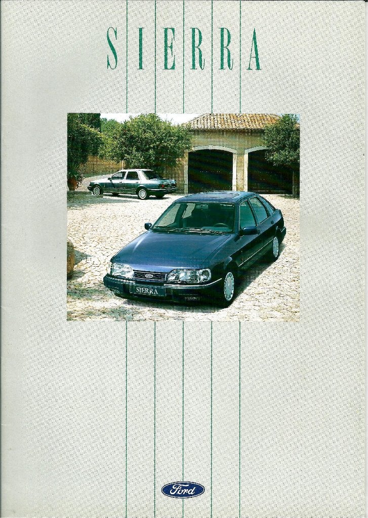 Folder Ford Sierra December 1990, Ophalen of Verzenden, Gelezen, Ford
